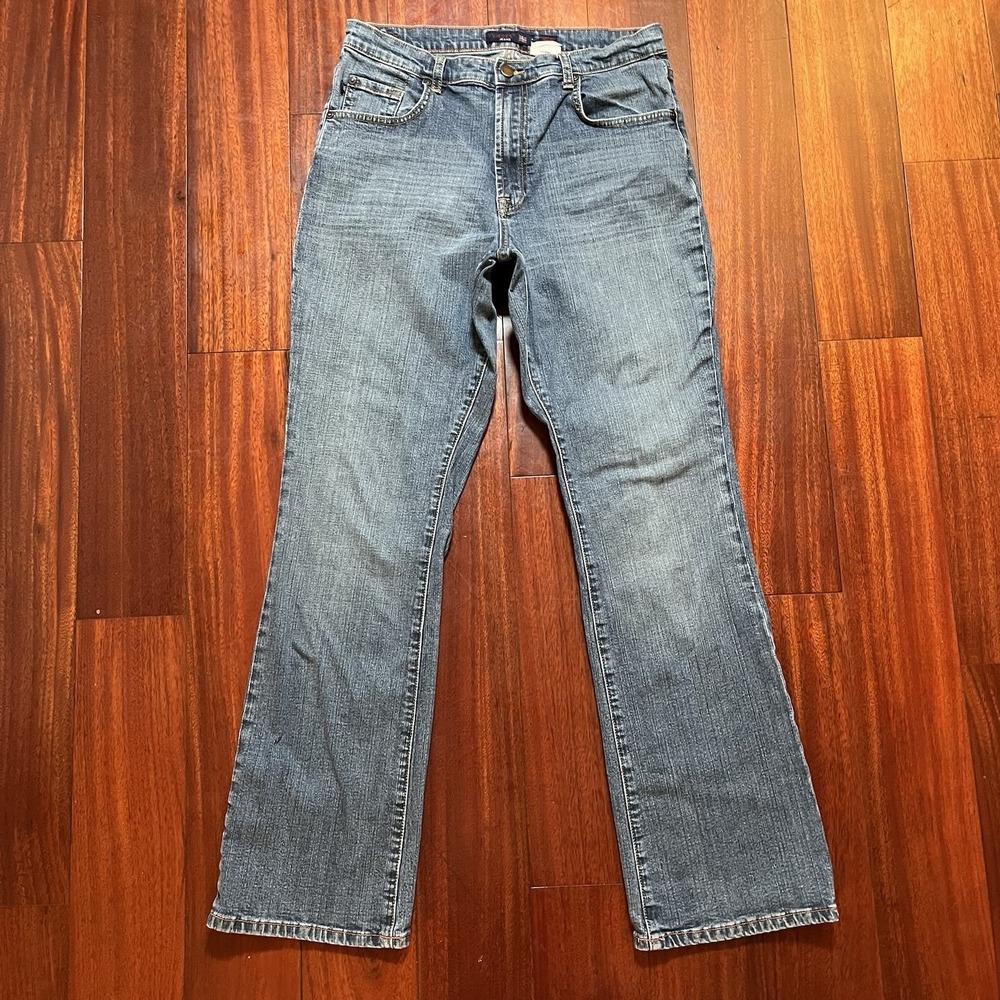 Vigoss Jeans Womens 13/14 Blue Bootcut  Denim Faded Grunge (32x32) Skater Y2k